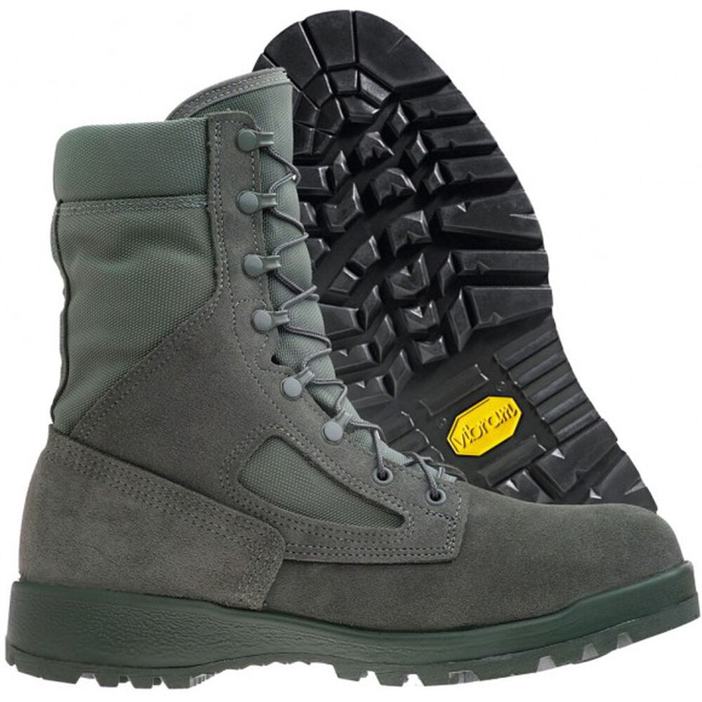 Vibram Sole Belleville 600 Erkek Askeri Bot Yeşil,XK8930164